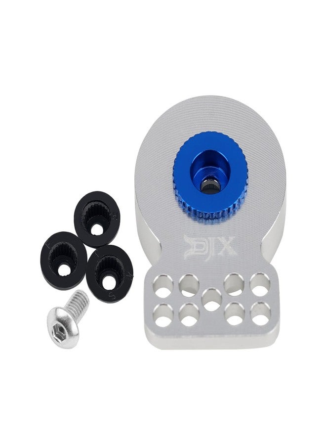 DJX CNC Aluminum Porous Servo Saver 23T/24T/25T (Silver) - Image 1